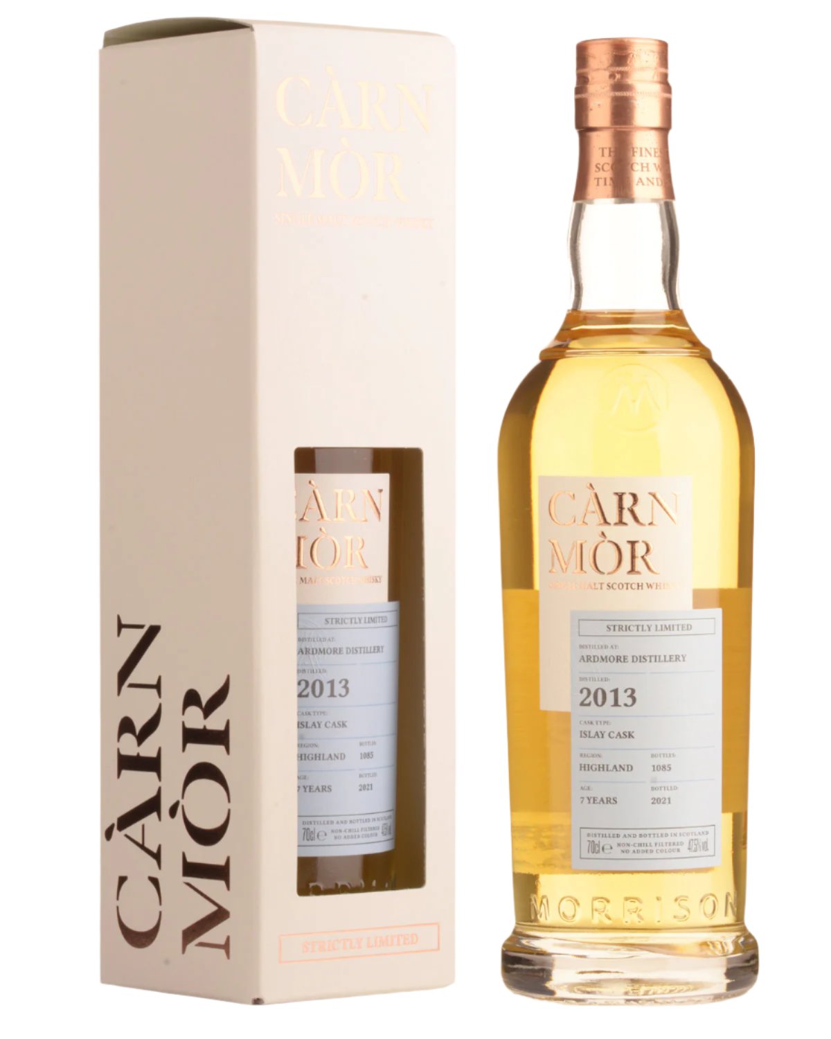 Ardmore 7 Year Old 2013 Morrison Carn Mor Strictly Limited Scotch Whisky