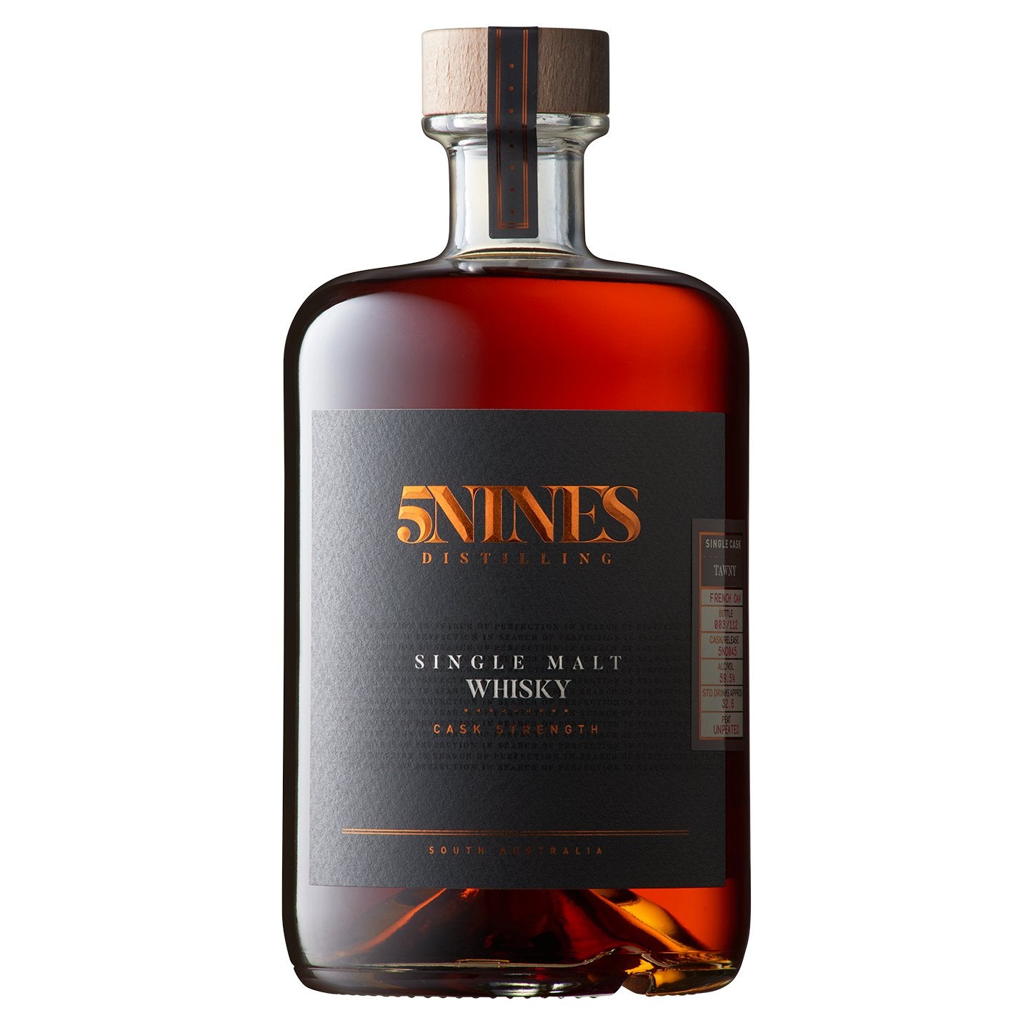 5Nines Distilling - Single Malt Whisky - Single Cask - Altar Wine Cask Strength 5ND237 64% 700ML - Whisky - Liquor Wine Cave