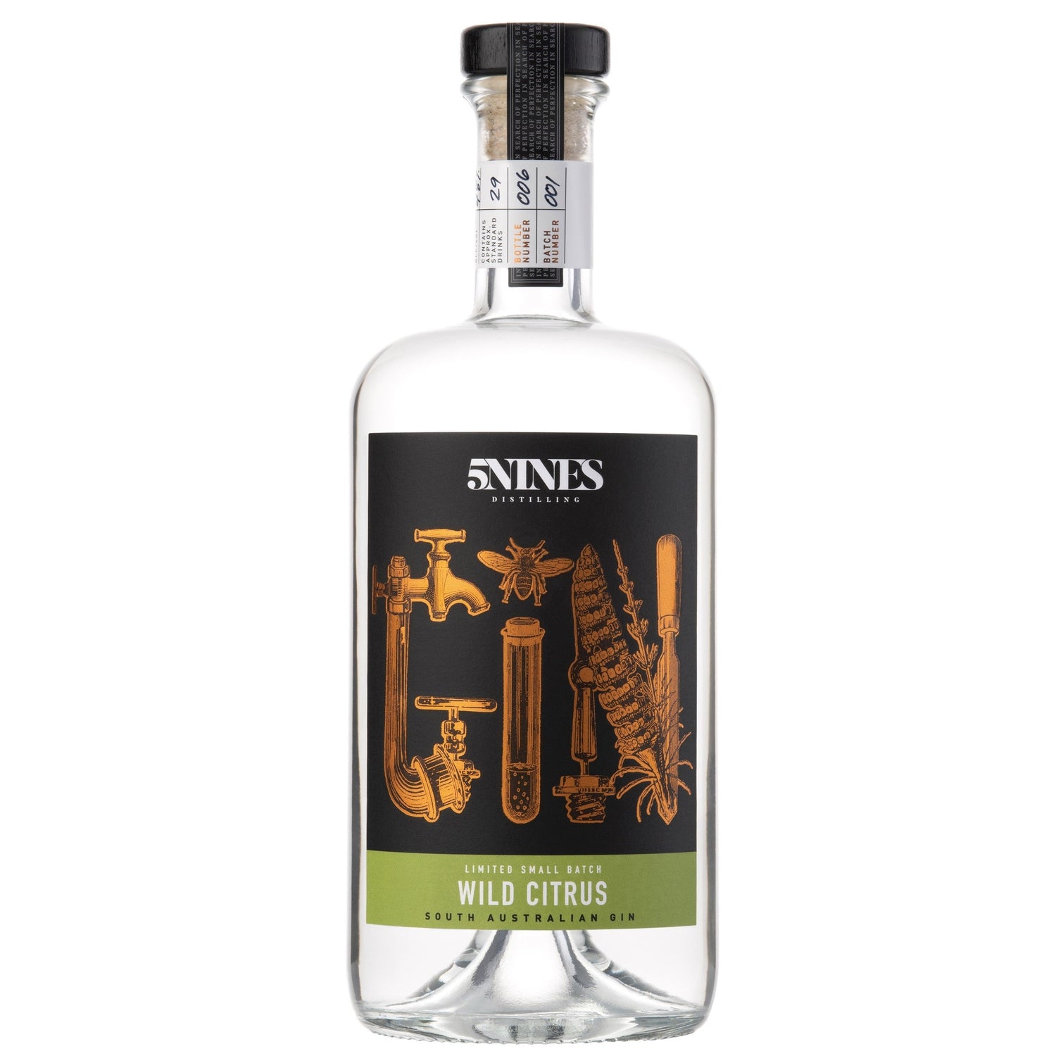 5Nines Distilling Wild Citrus Gin 48.3% 750ML Bottle - Liquor Wine Cave