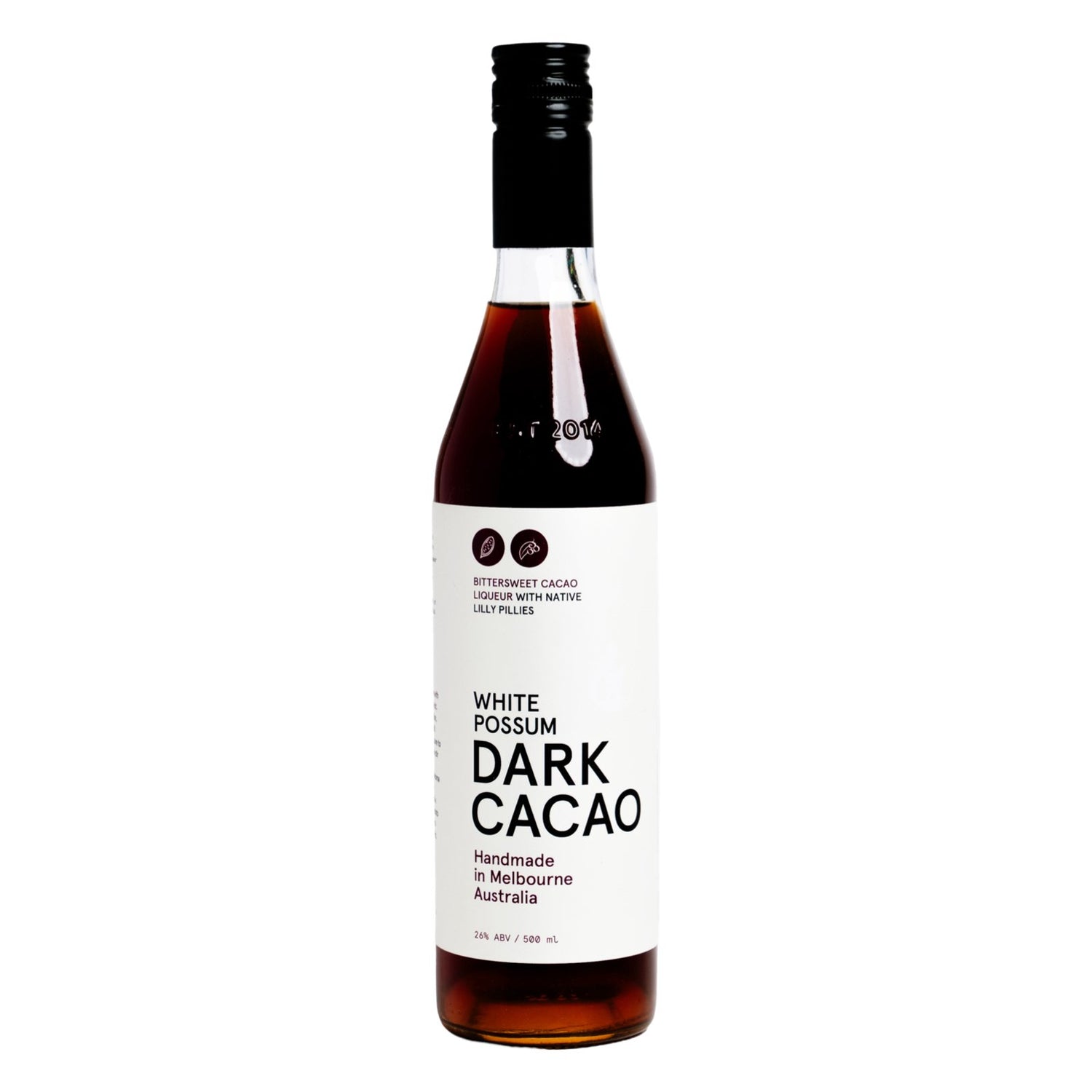 White Possum Dark Cacao Liqueur 26% 500ML - Liqueur - Liquor Wine Cave