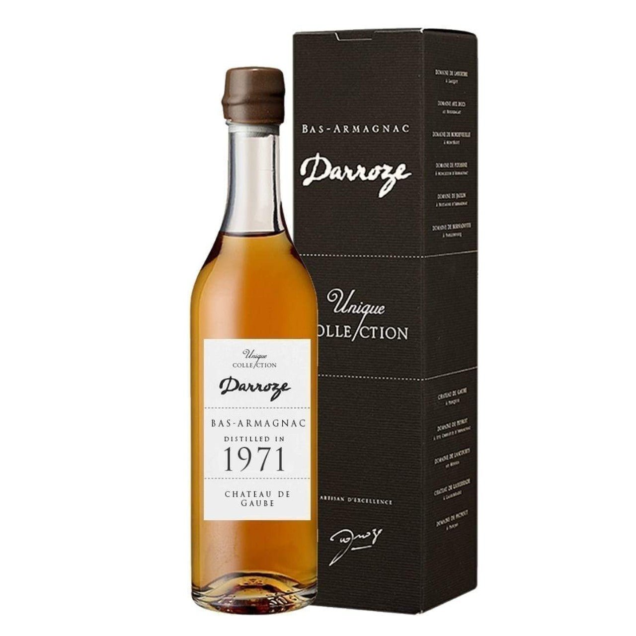 Darroze 1971 Gaube Grand Bas Armagnac 42.2% 200ml - armagnac - Liquor Wine Cave