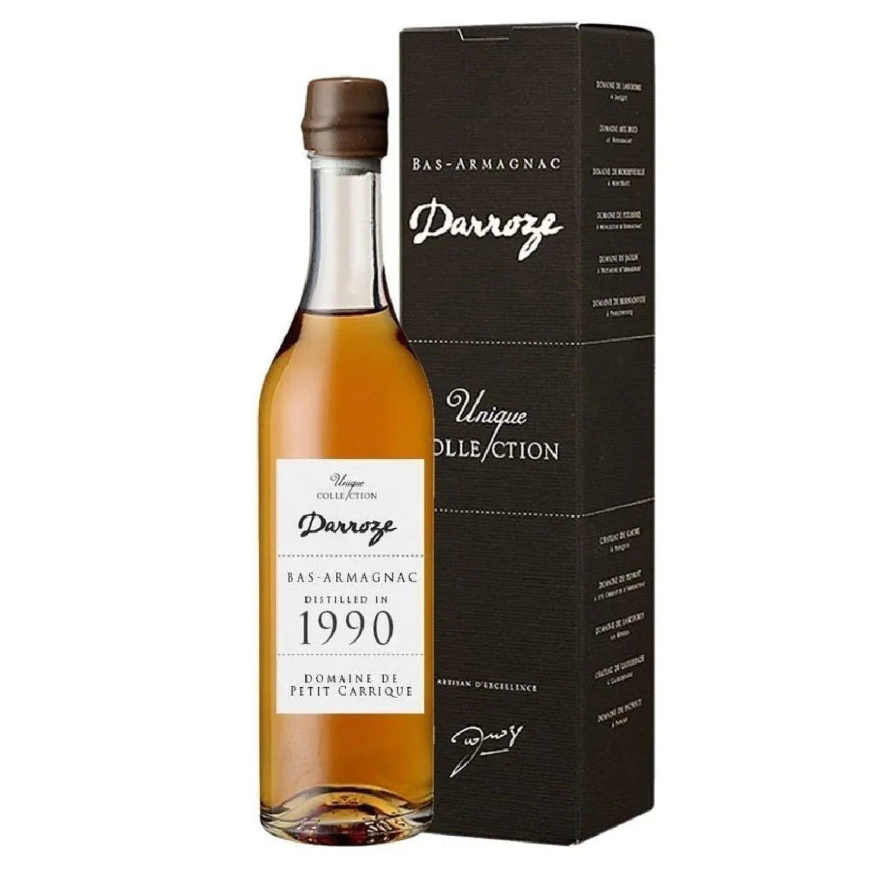 Darroze 1990 Petit Carrique Grand Bas Armagnac 41.4% 200ml - armagnac - Liquor Wine Cave