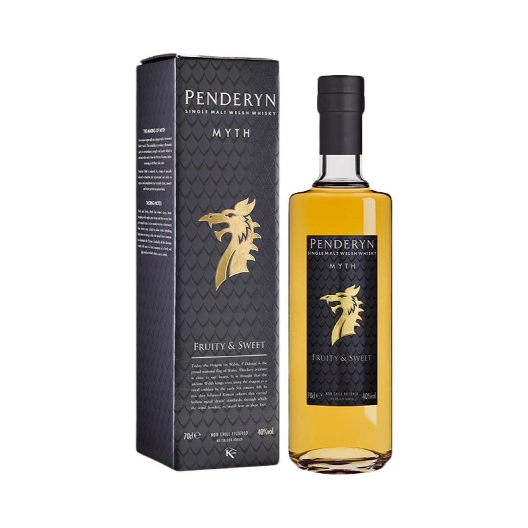 Penderyn Myth Single Malt Welsh Whisky 40% 700ml - Whisky - Liquor Wine Cave