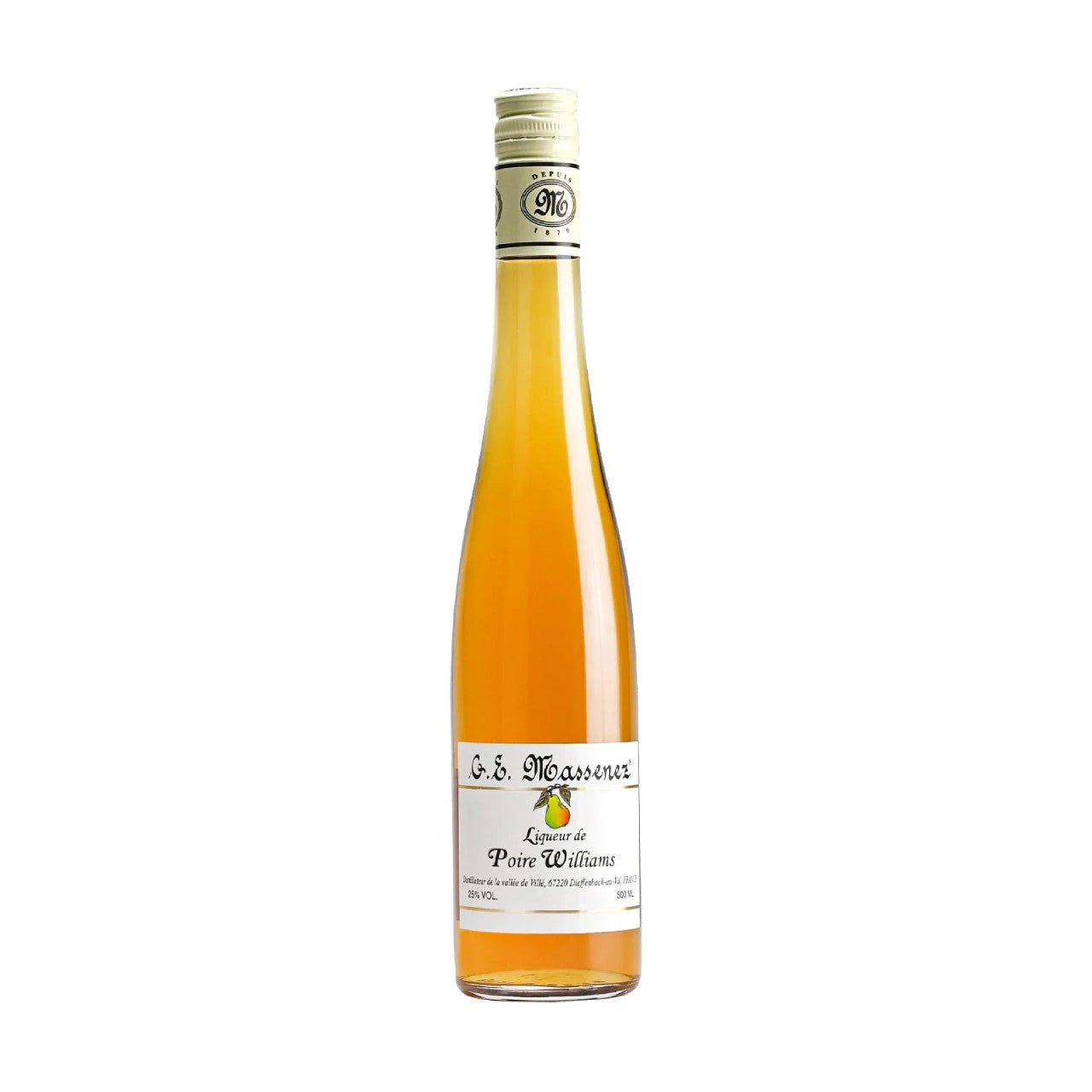 Massenez Poire William (William Pear ) Liqueur 25% 500ml - Liqueurs - Liquor Wine Cave