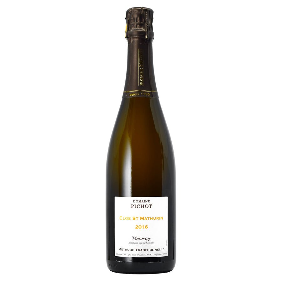 Pichot Vouvray Brut 'Clos St Mathurin' 2018 - Wine France Sparkling - Liquor Wine Cave