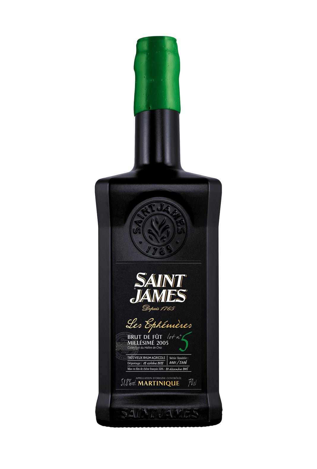 Saint James Rhum Agricole 2005 51.8% 700ml - Rum - Liquor Wine Cave