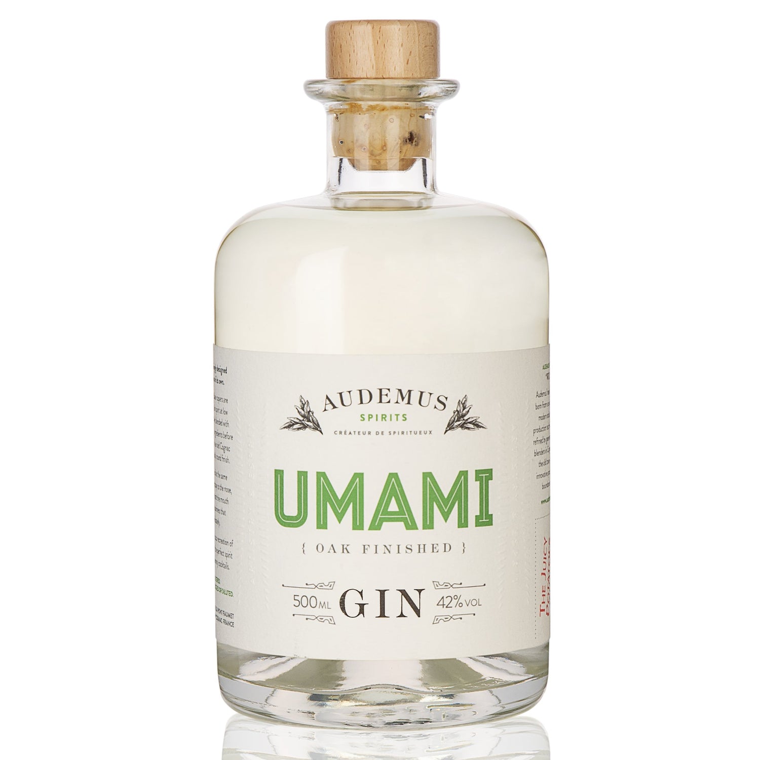 Audemus Umami Gin 42% 500ML - Gin - Liquor Wine Cave