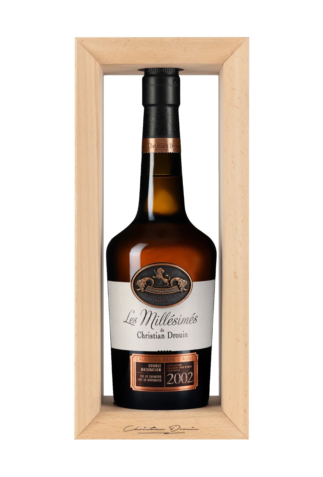 Christain Drouin Calvados 2002 Pays d'Auge Vintage 42% 700ml - Calvados - Liquor Wine Cave