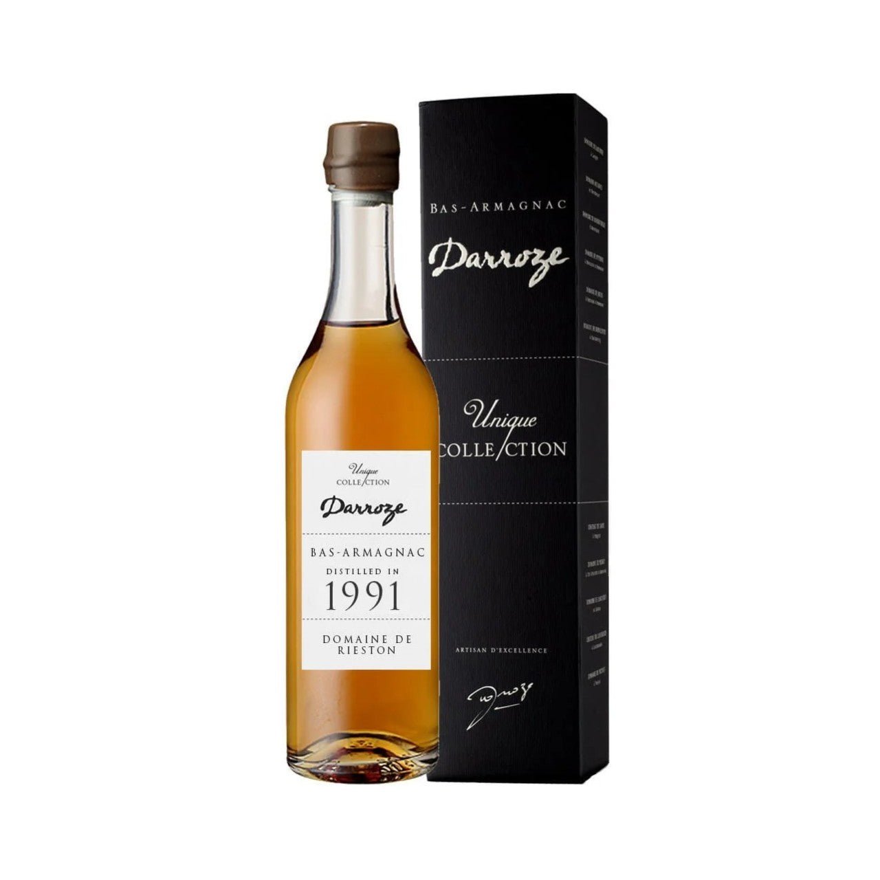 Darroze 1991 Rieston Armagnac 49% 200ml - armagnac - Liquor Wine Cave