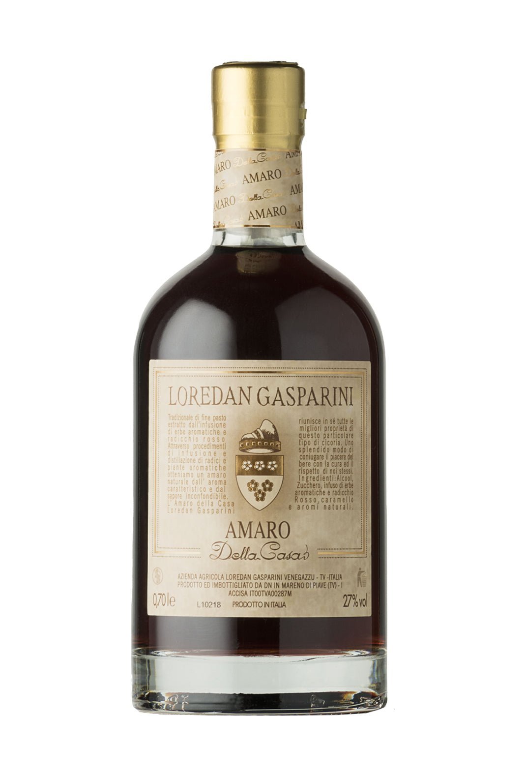 Distilleria Negroni Amaro Della Casa Loredan Gasparini 27% 700ml - Aperitif - Liquor Wine Cave