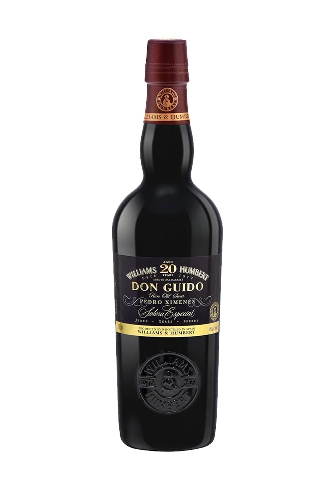 Don Guido Sherry Aperitif Pedro Ximenez Solera Special 20 years 18% 500ml | Liquor & Spirits | Shop online at Spirits of France