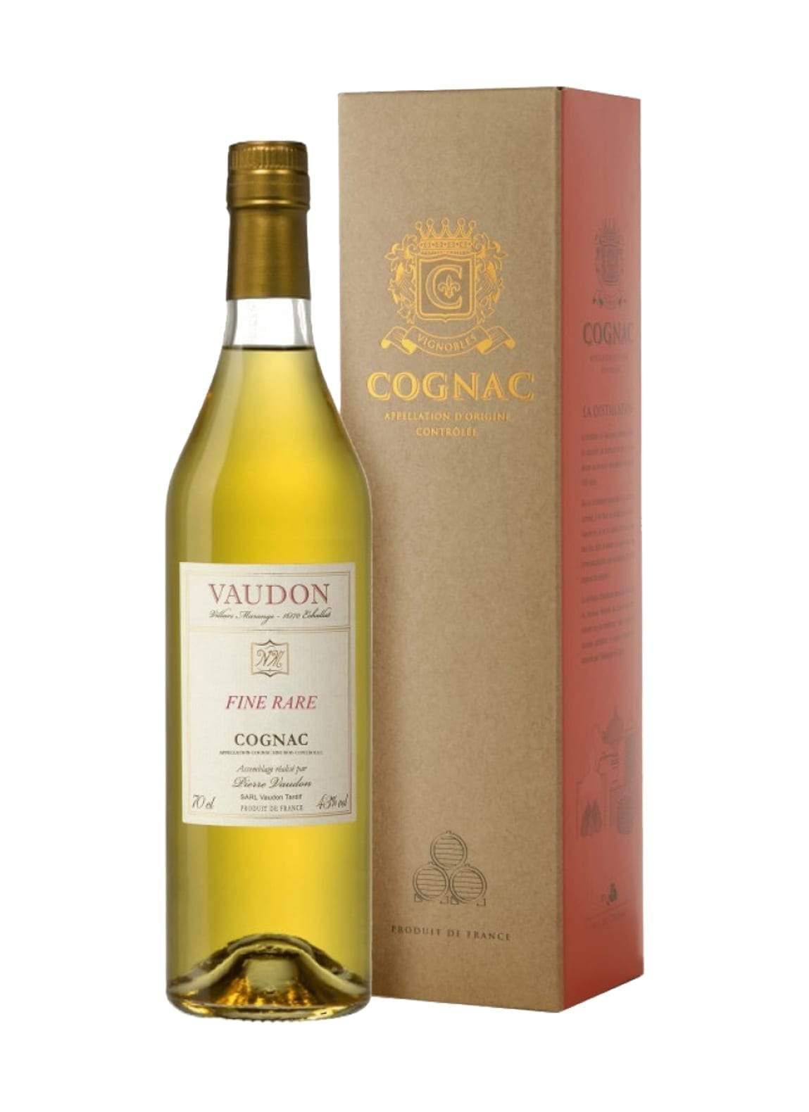 Francois Voyer Cognac Vaudon 2011 Fins Bois 43% 700ml | Brandy | Shop online at Spirits of France