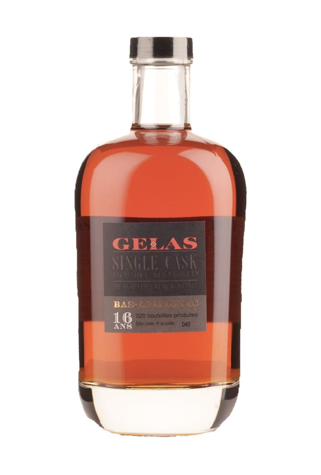 Gelas Armagnac 16 years De Bortoli 'Black Noble' Single Cask Finish 1 year 47.50% 700ml | Brandy | Shop online at Spirits of France