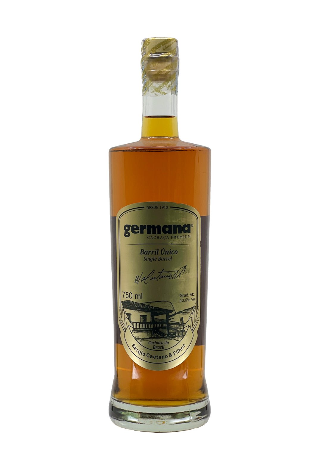 Germana Cachaca Single Barrel 43.6% 700ml | Liquor & Spirits | Shop online at Spirits of France