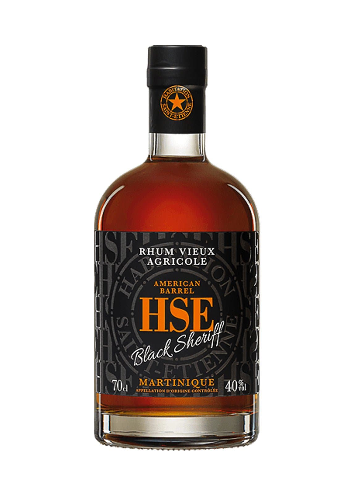 Habitation St Etienne Rum Agricole Vieux Black Sheriff 40% 700ml | Rum | Shop online at Spirits of France