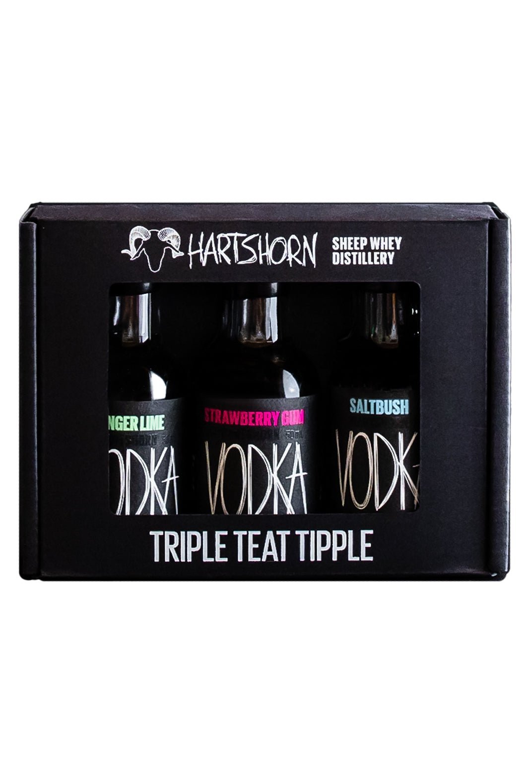 Hartshorn Trio Finger Lime, Saltbush, Strawberry Gum Vodka Gift Pack 3 x 50ml - Vodka - Liquor Wine Cave