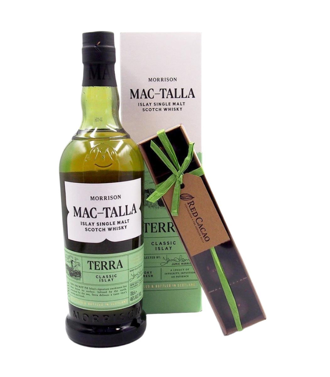 Mac - Talla 'Terra' Islay Scotch Whisky 700mL & Red Cacao Truffles Pack - Whisky - Liquor Wine Cave