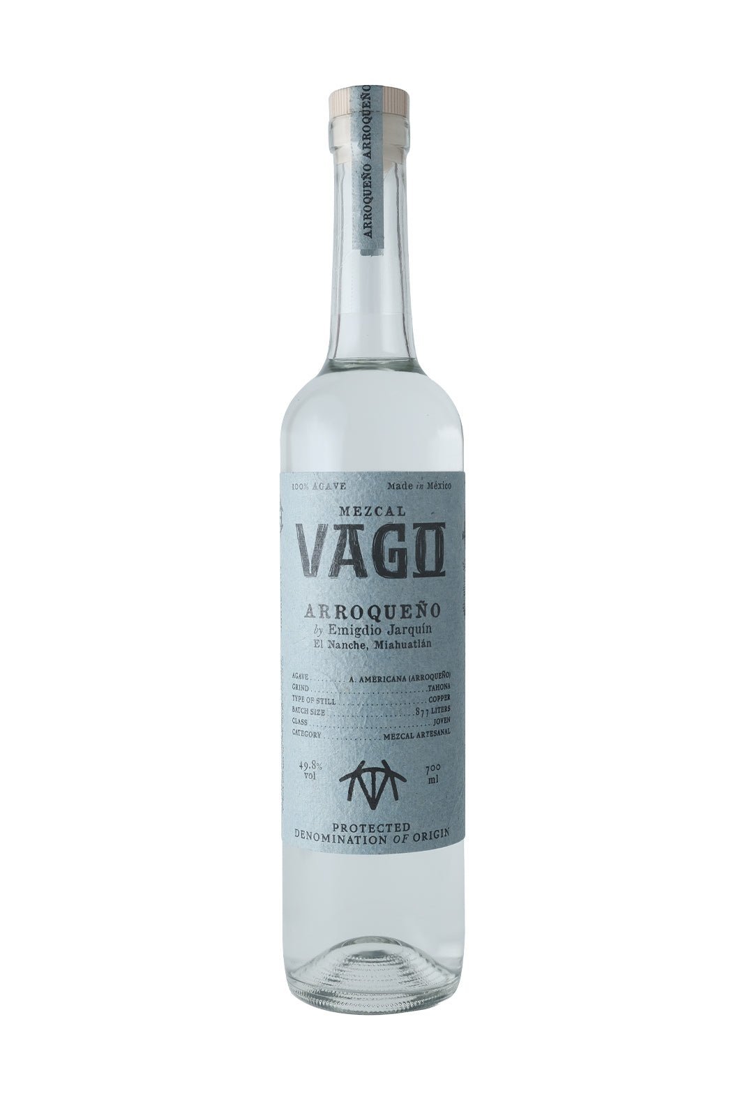 Vago Mezcal Arroqueno Jarquin 49.8% 700ml | mezcal | Shop online at Spirits of France