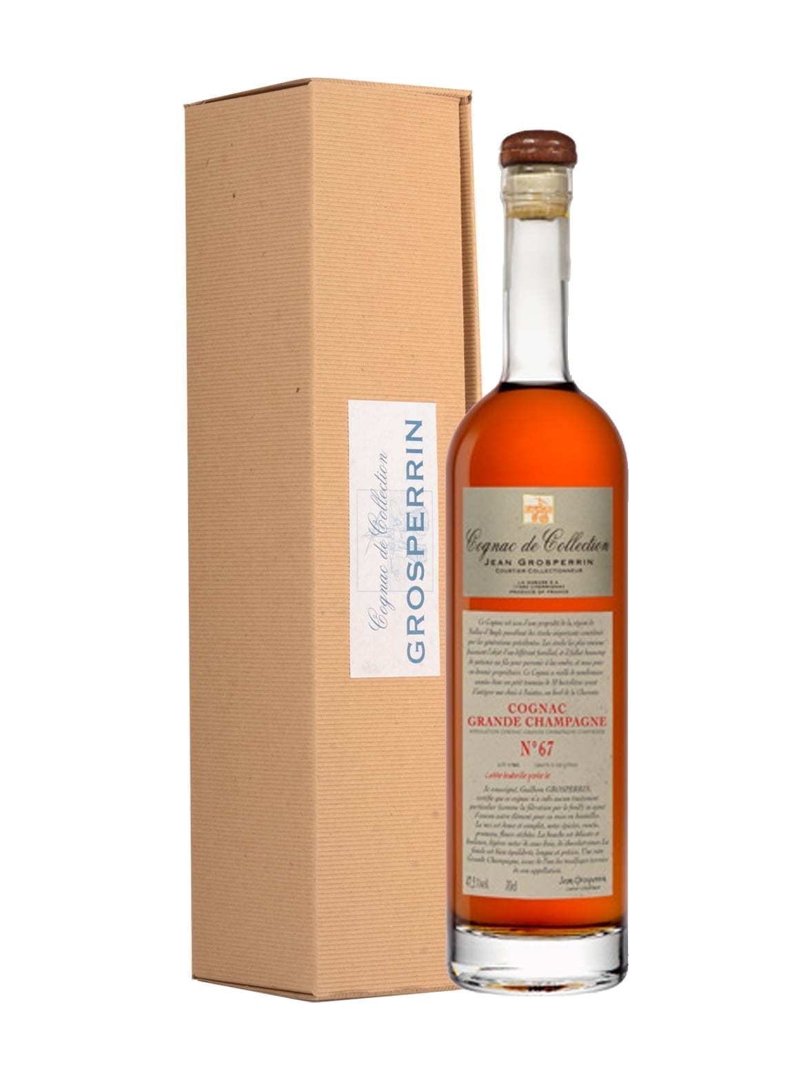 Grosperrin 'Cognac De Collection' No.67 (1967) Fins Bois, cask strength 47.5% 700ml