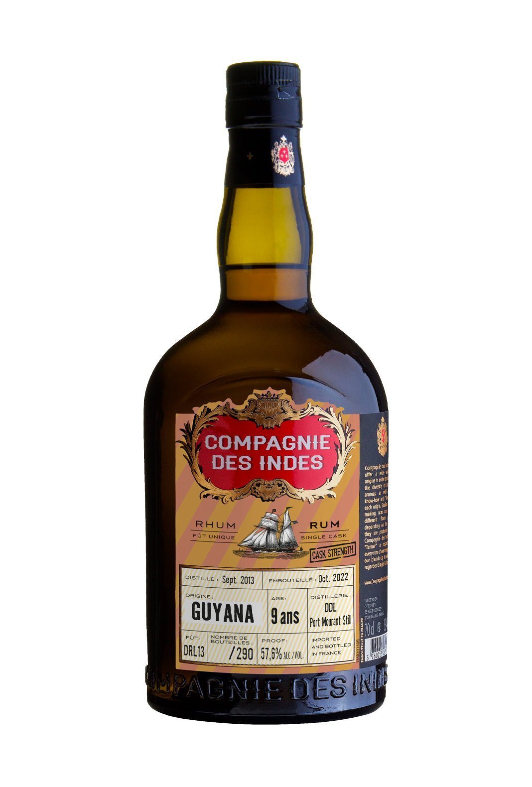 Compagnie des Indes Guyana 9 years Rum 57.6% 700ml - Rum - Liquor Wine Cave