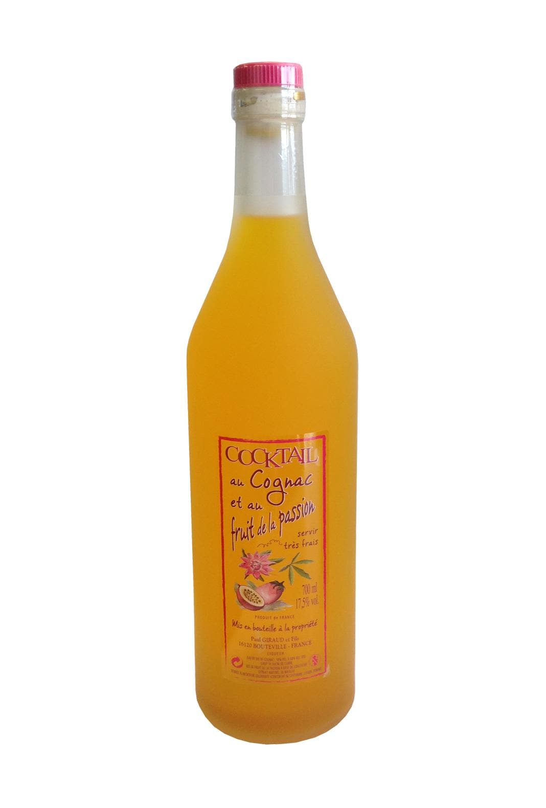 Paul Giraud Fruit de la Passion (Passion Fruit + Grande Champagne Cognac) 17.5% 700ml | Brandy | Shop online at Spirits of France