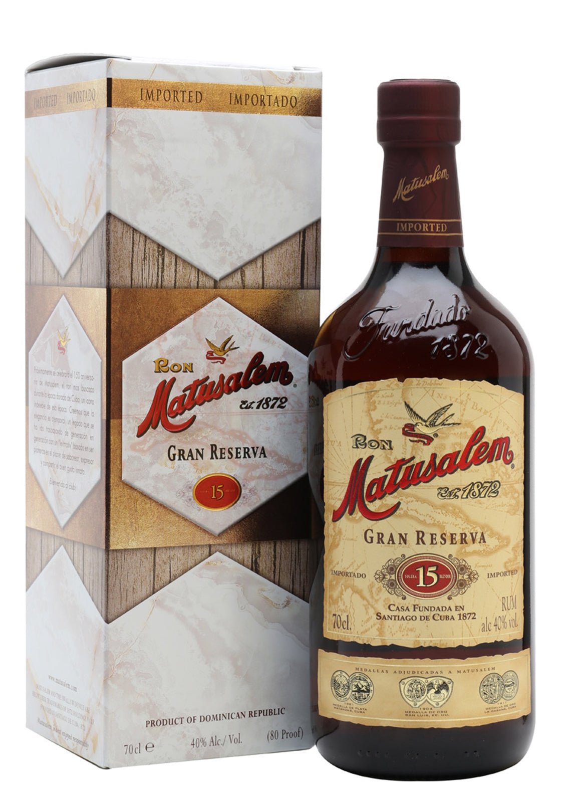 Matusalem Gran Res15 Rum 700ml - Rum - Liquor Wine Cave